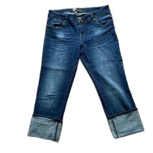 Kut from the Kloth Cuffed Stretch Cropped Capris Women’s Size 12